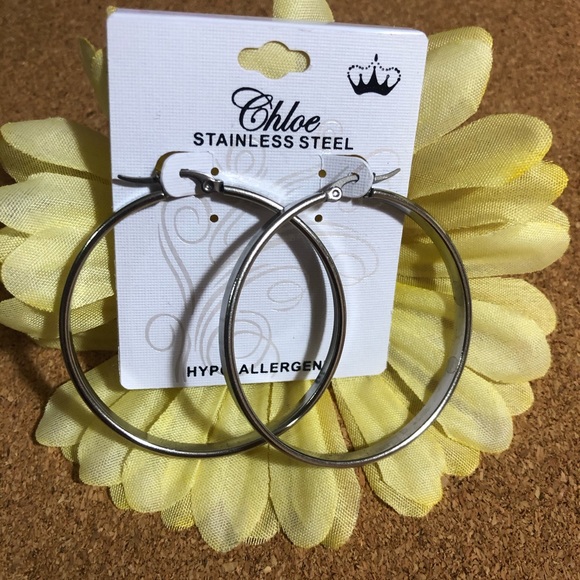 Jewelry - COPY - Silver médium Hoops